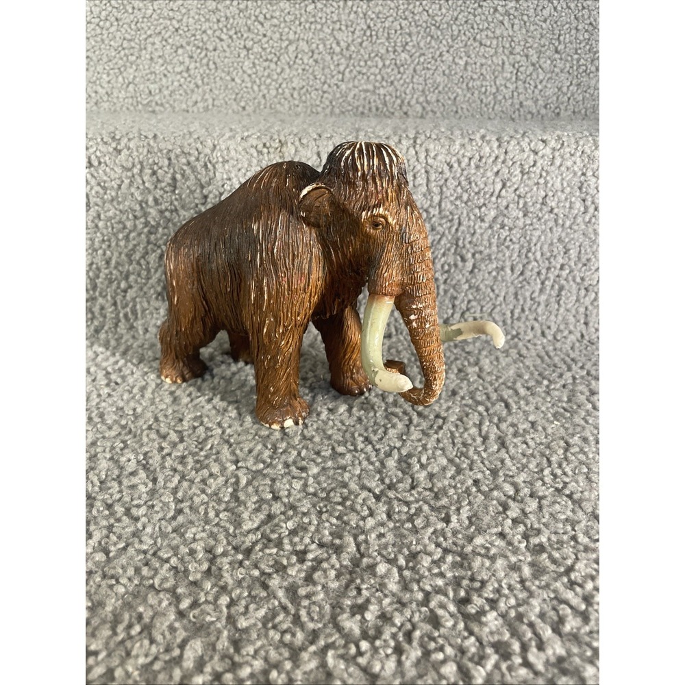 MOJO 5 Inch Woolly Mammoth Toy Solid PVC Figure Ice Age Prehistoric Animal Model